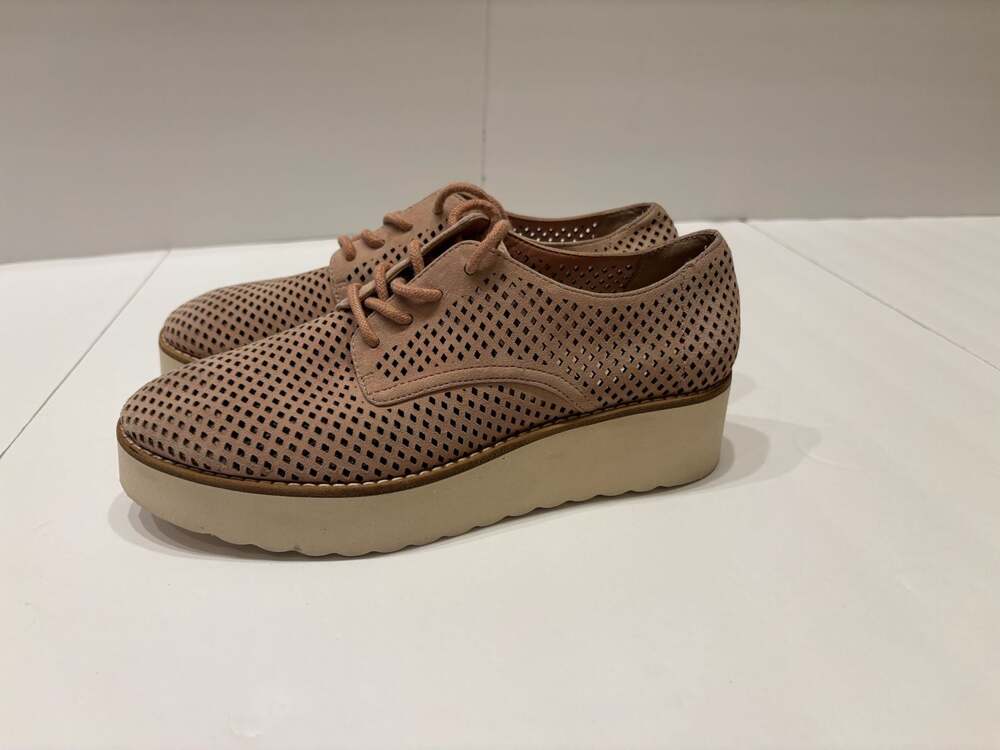 Vince Camuto Nillindie Perforated Suede Platform Oxford Loafers-6